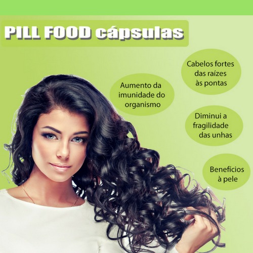 Pill Food ( Fórmula Fortalecimento Cabelos, pele e unhas )